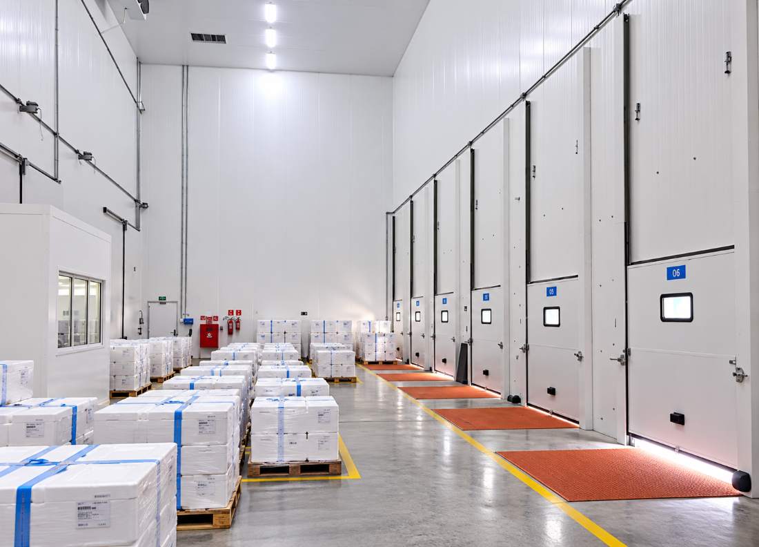 Armazenagem de alimentos refrigerados e congelados — PaleteLOG