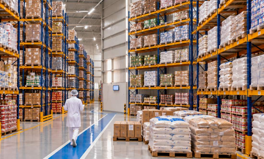 Armazenagem de alimentos — PaleteLOG